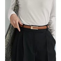 【スタイルデリ/STYLE DELI】の【DELI by】スクエアバックルリアルレザーベルト 人気、トレンドファッション・服の通販 founy(ファニー) ファッション Fashion レディースファッション Fashion for Women バッグ Bags ベルト&ウエストマーク Belts & Waist Accessories スクエア Square, Square Shape |ID:prp329100004797414