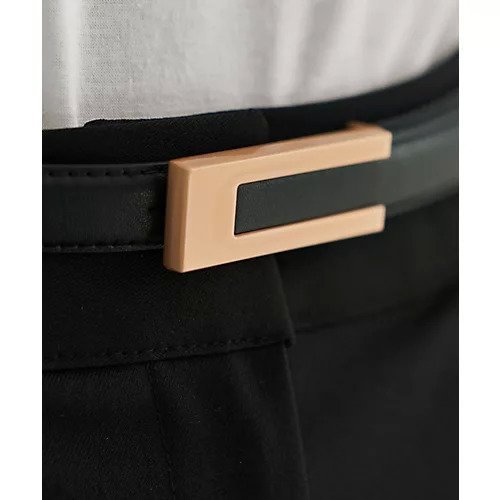 【スタイルデリ/STYLE DELI】の【DELI by】スクエアバックルリアルレザーベルト 人気、トレンドファッション・服の通販 founy(ファニー) ファッション Fashion レディースファッション Fashion for Women バッグ Bags ベルト&ウエストマーク Belts & Waist Accessories スクエア Square, Square Shape other-3|ID: prp329100004797414 ipo3291000000034807406