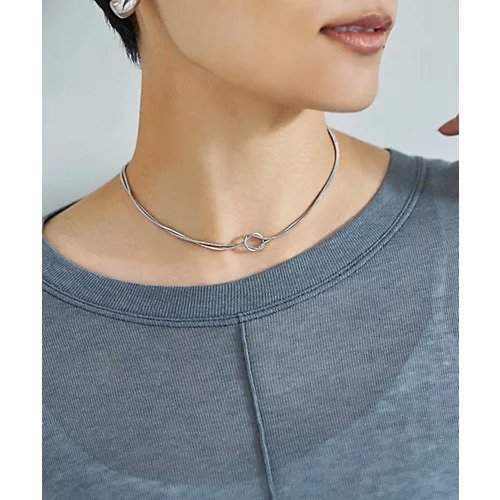 【スタイルデリ/STYLE DELI】の【DELI by】ノットデザインダブルラインネックレス 人気、トレンドファッション・服の通販 founy(ファニー) ファッション Fashion レディースファッション Fashion for Women ジュエリー Jewelry ネックレス Necklaces & Pendants 軽量 Lightweight, Ultra Light シルバー Silver, Metallic Silver シンプル Simple, Minimal ダブル Double, Double-Breasted ネックレス Necklace, Pendant Necklace モチーフ Motif, Design Theme エレガント 上品 Elegant other-2|ID: prp329100004797419 ipo3291000000034807424