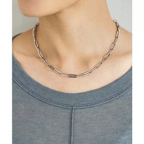【スタイルデリ/STYLE DELI】 【DELI by】モダンオーバルリンクネックレス人気、トレンドファッション・服の通販 founy(ファニー) ファッション Fashion レディースファッション Fashion for Women ジュエリー Jewelry ネックレス Necklaces & Pendants シルバー Silver, Metallic Silver シンプル Simple, Minimal チェーン Chain, Chain Strap ネックレス Necklace, Pendant Necklace エレガント 上品 Elegant 軽量 Lightweight, Ultra Light |ID:prp329100004797421