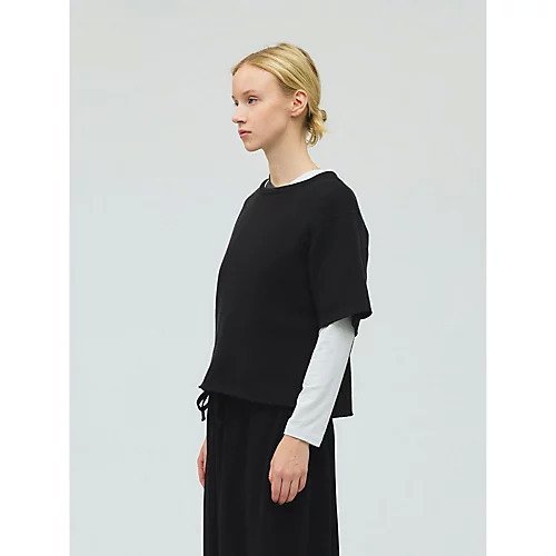 【ミズイロ インド/mizuiro ind】のパイルハーフスリーブワイドプルオーバー 人気、トレンドファッション・服の通販 founy(ファニー) ファッション Fashion レディースファッション Fashion for Women トップス・カットソー Cut & Sew Tops カジュアルプルオーバー・ニットトップス Pullovers & Knit Tops / Casual Pullovers インナー Innerwear カットソー Cut and Sewn Top ベスト Vest, Waistcoat ベーシック Basic, Essential ワイド Wide, Wide Fit 半袖 Short Sleeve, Half Sleeve other-2|ID: prp329100004798564 ipo3291000000035308243