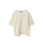 【ミズイロ インド/mizuiro ind】のパイルハーフスリーブワイドプルオーバー アイボリー|ID: prp329100004798564 ipo3291000000035413625