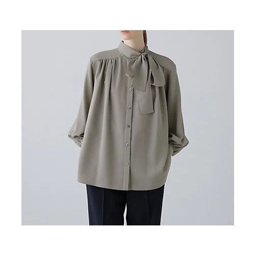 【アドーア/ADORE】のドライタッチツイルブラウス 人気、トレンドファッション・服の通販 founy(ファニー) 　ファッション　Fashion　レディースファッション　Fashion for Women　トップス・カットソー　Cut & Sew Tops　シャツ・ブラウス・オフィスカジュアル　Elegant Blouses & Button-Ups　スタンダード　Standard, Basic　other-3|ID: prp329100004798570 ipo3291000000034816501