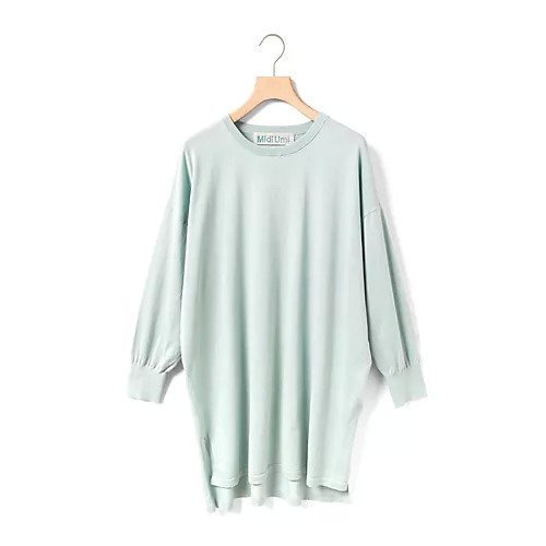 【ミディウミ/MidiUmi】のニットチュニックプルオーバー インテリア・キッズ・メンズ・レディースファッション・服の通販 founy(ファニー) ファッション Fashion レディースファッション Fashion for Women トップス・カットソー Cut & Sew Tops ニット Knit Tops & Sweaters カジュアルプルオーバー・ニットトップス Pullovers & Knit Tops / Casual Pullovers シルケット Silket, Silky Cotton スリット Slit, Slit Detail チュニック Tunic, Long Top グリーン|ID: prp329100004798572 ipo3291000000034816512