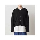 【ミディウミ/MidiUmi】のニットシャツカーディガン 人気、トレンドファッション・服の通販 founy(ファニー) ファッション Fashion レディースファッション Fashion for Women トップス・カットソー Cut & Sew Tops ニット Knit Tops & Sweaters カーディガン・羽織り Layered Style Cardigans シャツ・ブラウス・オフィスカジュアル Elegant Blouses & Button-Ups シルケット Silket, Silky Cotton フロント Front, Front Design thumbnail ブラック|ID: prp329100004798573 ipo3291000000034816525