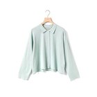 【ミディウミ/MidiUmi】のニットシャツカーディガン 人気、トレンドファッション・服の通販 founy(ファニー) ファッション Fashion レディースファッション Fashion for Women トップス・カットソー Cut & Sew Tops ニット Knit Tops & Sweaters カーディガン・羽織り Layered Style Cardigans シャツ・ブラウス・オフィスカジュアル Elegant Blouses & Button-Ups シルケット Silket, Silky Cotton フロント Front, Front Design thumbnail グリーン|ID: prp329100004798573 ipo3291000000036053987