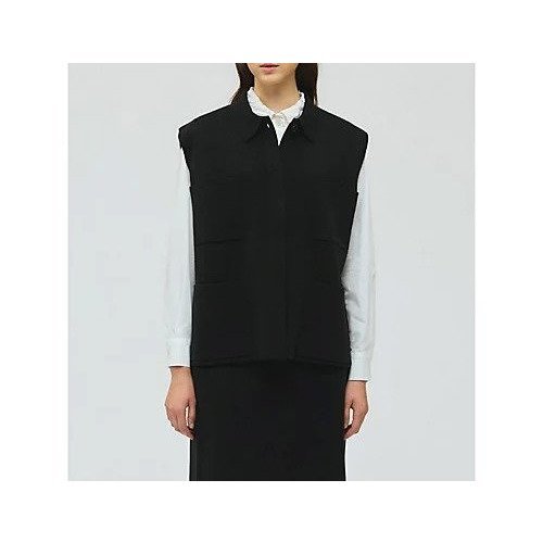 【ミズイロ インド/mizuiro ind】の襟付きワイドベスト インテリア・キッズ・メンズ・レディースファッション・服の通販 founy(ファニー) https://founy.com/ ファッション Fashion レディースファッション Fashion for Women アウター Coat / Outerwear Collection トップス・カットソー Cut & Sew Tops ベスト&ジレ / 重ね着スタイル Vests & Gilets おすすめ Recommended / Our Picks セットアップ Set-Up, Coordinated Outfit フロント Front, Front Design ベスト Vest, Waistcoat ポケット Pocket, Pocket Detail ミラノリブ Milano Rib, Milano Stitch ワイド Wide, Wide Fit |ID: prp329100004798575 ipo3291000000034816542