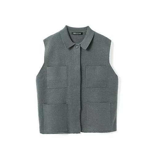 【ミズイロ インド/mizuiro ind】の襟付きワイドベスト インテリア・キッズ・メンズ・レディースファッション・服の通販 founy(ファニー) https://founy.com/ ファッション Fashion レディースファッション Fashion for Women アウター Coat / Outerwear Collection トップス・カットソー Cut & Sew Tops ベスト&ジレ / 重ね着スタイル Vests & Gilets おすすめ Recommended / Our Picks セットアップ Set-Up, Coordinated Outfit フロント Front, Front Design ベスト Vest, Waistcoat ポケット Pocket, Pocket Detail ミラノリブ Milano Rib, Milano Stitch ワイド Wide, Wide Fit |ID: prp329100004798575 ipo3291000000036287829