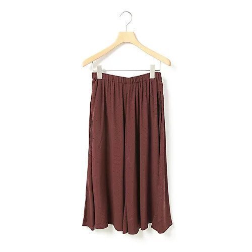 【ミディウミ/MidiUmi】のIPEKERプリントドットスカート インテリア・キッズ・メンズ・レディースファッション・服の通販 founy(ファニー) 　ファッション　Fashion　レディースファッション　Fashion for Women　スカート　Skirts　おすすめ　Recommended / Our Picks　とろみ　Fluid, Flowy Fabric　シルク　Silk, 100% Silk　タイツ　Tights, Legwear　ドット　Polka Dot, Dot Pattern　フレア　Flare, Flared　プリント　Print, Printed Pattern　ミドル　Middle Length, Mid Height　リラックス　Relax, Relaxed Fit　エレガント 上品　Elegant　ブラウン|ID: prp329100004798582 ipo3291000000034816592