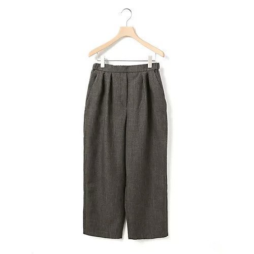 【ミディウミ/MidiUmi】のワイドスラックスパンツ インテリア・キッズ・メンズ・レディースファッション・服の通販 founy(ファニー) 　ファッション　Fashion　レディースファッション　Fashion for Women　パンツ　Pants & Trousers　おすすめ　Recommended / Our Picks　スラックス　Slacks, Dress Pants　ツイード　Twill, Twill Weave　ベーシック　Basic, Essential　ボトム　Bottoms, Lower Wear　ワイド　Wide, Wide Fit　ブラウン|ID: prp329100004798592 ipo3291000000034816669