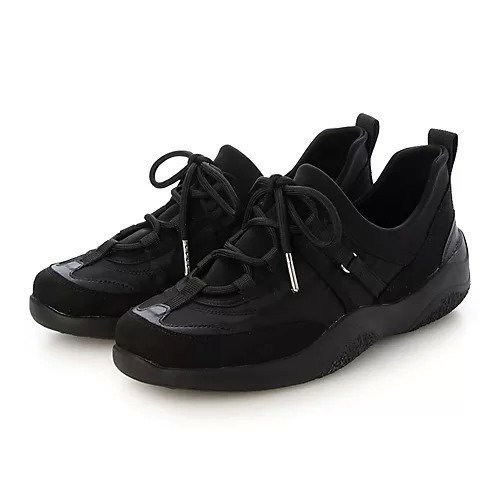 【エンチャンテッド/enchanted】のメタリックトリムレースアップスニーカー インテリア・キッズ・メンズ・レディースファッション・服の通販 founy(ファニー) ファッション Fashion レディースファッション Fashion for Women コンビ Combo, Combination Style 軽量 Lightweight, Ultra Light シンプル Simple, Minimal バランス Balance, Style Balance フィット Fit, Slim Fit フラット Flat, Flat Shoes メタリック Metallic, Shiny Finish ライニング Inner Lining, Inner Fabric, Lined おすすめ Recommended / Our Picks 旅行 Travel ブラック|ID: prp329100004798718 ipo3291000000034817378