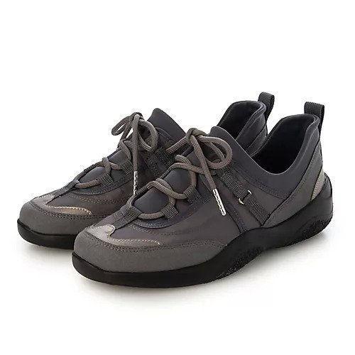 【エンチャンテッド/enchanted】のメタリックトリムレースアップスニーカー インテリア・キッズ・メンズ・レディースファッション・服の通販 founy(ファニー) ファッション Fashion レディースファッション Fashion for Women コンビ Combo, Combination Style 軽量 Lightweight, Ultra Light シンプル Simple, Minimal バランス Balance, Style Balance フィット Fit, Slim Fit フラット Flat, Flat Shoes メタリック Metallic, Shiny Finish ライニング Inner Lining, Inner Fabric, Lined おすすめ Recommended / Our Picks 旅行 Travel グレー|ID: prp329100004798718 ipo3291000000034817379