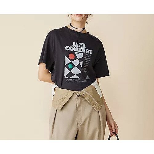 【シンゾーン/Shinzone】のJAZZ CONCERT TEE インテリア・キッズ・メンズ・レディースファッション・服の通販 founy(ファニー) ファッション Fashion レディースファッション Fashion for Women グラフィック Graphic, Graphic Design プリント Print, Printed Pattern GRAY|ID: prp329100004800048 ipo3291000000034825296