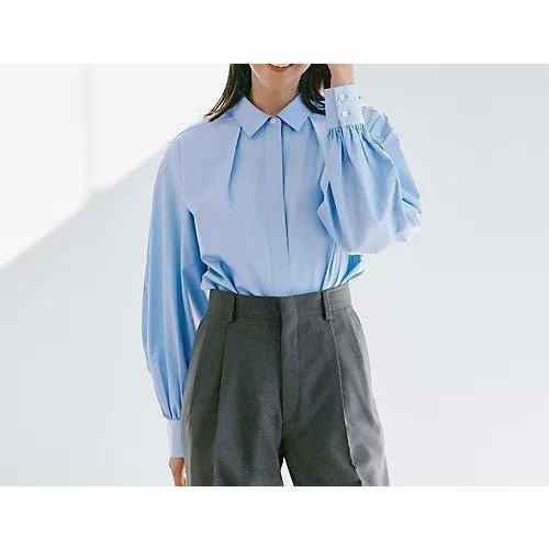【シンゾーン/Shinzone】のSMALL COLLAR SHIRT 人気、トレンドファッション・服の通販 founy(ファニー) 　ファッション　Fashion　レディースファッション　Fashion for Women　トップス・カットソー　Cut & Sew Tops　シャツ・ブラウス・オフィスカジュアル　Elegant Blouses & Button-Ups　なめらか　Smooth, Silky Texture　インナー　Innerwear　サテン　Satin, Glossy Fabric　ジャケット　Jacket, Outerwear　エレガント 上品　Elegant　other-3|ID: prp329100004800053 ipo3291000000035655887