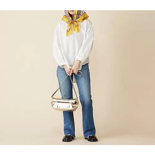 【シンゾーン/Shinzone】のLACE-UP BLOUSE 人気、トレンドファッション・服の通販 founy(ファニー) 　ファッション　Fashion　レディースファッション　Fashion for Women　ギャザー　Gathered, Ruffled　チュニック　Tunic, Long Top　デニム　Denim, Jeans Material　レース　Lace, Lace Fabric　other-2|ID: prp329100004800055 ipo3291000000035316939