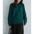 【スタイルデリ/STYLE DELI】のウール混クルーネックニットプルオーバー シアングリーン|ID:prp329100004800068