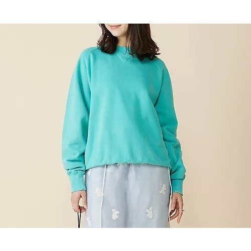 【シンゾーン/Shinzone】のGARMENT DYED SWEATSHIRT インテリア・キッズ・メンズ・レディースファッション・服の通販 founy(ファニー) 　ファッション　Fashion　レディースファッション　Fashion for Women　トップス・カットソー　Cut & Sew Tops　シャツ・ブラウス・オフィスカジュアル　Elegant Blouses & Button-Ups　レディースパーカー・カジュアルフーディー　Casual Hoodies & Sweatshirts　ロングTシャツ・Tシャツ　Longline T-Shirts & Tees　スウェット・クルーネックトップス　Sweatshirts & Crewnecks / Relaxed Fit Sweat Tops　インナー　Innerwear　カーゴパンツ　Cargo Pants, Utility Pants　スリーブ　Sleeve, Long Sleeve / Short Sleeve　デニム　Denim, Jeans Material　ブリーチ　Bleach, Washed Finish　ヴィンテージ　Vintage Style　TURQOISE|ID: prp329100004800073 ipo3291000000035310715