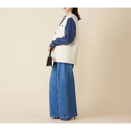 【シンゾーン/Shinzone】のTWEED GILET 人気、トレンドファッション・服の通販 founy(ファニー) 　ファッション　Fashion　レディースファッション　Fashion for Women　アウター　Coat / Outerwear Collection　トップス・カットソー　Cut & Sew Tops　ベスト&ジレ / 重ね着スタイル　Vests & Gilets　ツイード　Twill, Twill Weave　ポケット　Pocket, Pocket Detail　エレガント 上品　Elegant　切替　Switching, Contrast Panel　other-3|ID: prp329100004800076 ipo3291000000035316945