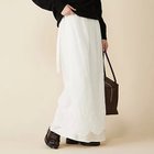 【シンゾーン/Shinzone】のLACE APRON SKIRT 人気、トレンドファッション・服の通販 founy(ファニー) ファッション Fashion レディースファッション Fashion for Women スカート Skirts サテン Satin, Glossy Fabric デニム Denim, Jeans Material バイアス Bias, Diagonal Cut thumbnail WHITE|ID: prp329100004800078 ipo3291000000034825536