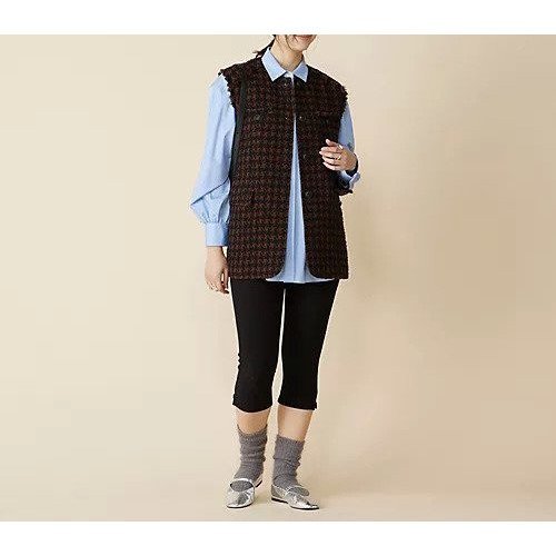 【シンゾーン/Shinzone】のKNIT GEORGETTE SHORT LEGGINGS 人気、トレンドファッション・服の通販 founy(ファニー) 　ファッション　Fashion　レディースファッション　Fashion for Women　トップス・カットソー　Cut & Sew Tops　ニット　Knit Tops & Sweaters　レギンス　Leggings & Stretch Pants　おすすめ　Recommended / Our Picks　ショート　Short, Short Length　ヨーク　Yoke, Yoke Design　other-2|ID: prp329100004800096 ipo3291000000034825691