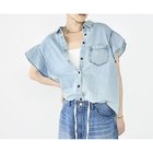 【リエミラー/Rie Miller】の【RM denim】ラッフルスリーブデニムブラウス 人気、トレンドファッション・服の通販 founy(ファニー) ファッション Fashion レディースファッション Fashion for Women トップス・カットソー Cut & Sew Tops シャツ・ブラウス・オフィスカジュアル Elegant Blouses & Button-Ups 2026年 2026 おすすめ Recommended / Our Picks スリーブ Sleeve, Long Sleeve / Short Sleeve デニム Denim, Jeans Material フリル Frill, Ruffle フレンチ French, French Style thumbnail ネイビー系6|ID: prp329100004800212 ipo3291000000034826696