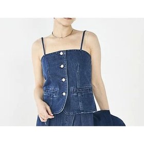 【リエミラー/Rie Miller】 【RM denim】2WAYデニムビスチェ人気、トレンドファッション・服の通販 founy(ファニー) ファッション Fashion レディースファッション Fashion for Women トップス・カットソー Cut & Sew Tops ビスチェ Bustiers & Corset Tops / Layered Bustier Style 2026年 2026 アクセサリー Fashion Accessories インナー Innerwear コルセット Corset, Bustier ジャケット Jacket, Outerwear |ID:prp329100004800216