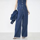 【リエミラー/Rie Miller】の【RM denim】リネン混ラップワイドパンツ 人気、トレンドファッション・服の通販 founy(ファニー) ファッション Fashion レディースファッション Fashion for Women パンツ Pants & Trousers 2026年 2026 おすすめ Recommended / Our Picks ジャケット Jacket, Outerwear トレンド Trend, Trending Now リネン Linen, Linen Fabric 夏 Summer thumbnail インディゴブルー|ID: prp329100004800218 ipo3291000000034826723