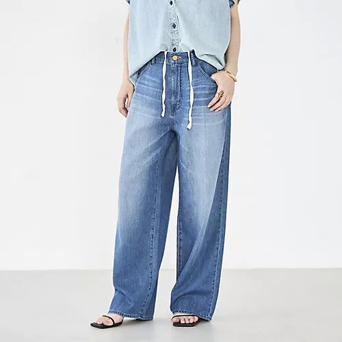 【リエミラー/Rie Miller】の【RM denim】リネン混ひも付きリラックスパンツ 人気、トレンドファッション・服の通販 founy(ファニー) ファッション Fashion レディースファッション Fashion for Women パンツ Pants & Trousers 2026年 2026 イエロー Yellow リネン Linen, Linen Fabric リラックス Relax, Relaxed Fit 夏 Summer other-1|ID: prp329100004800220 ipo3291000000034826731