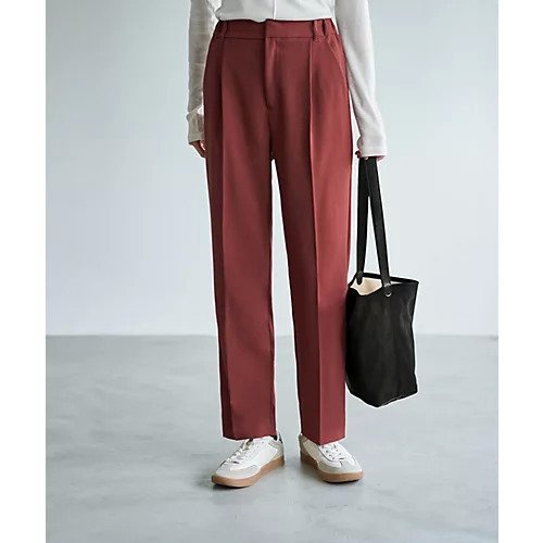 【スタイルデリ/STYLE DELI】のストレッチツイルBASICタックパンツ 人気、トレンドファッション・服の通販 founy(ファニー) 　ファッション　Fashion　レディースファッション　Fashion for Women　パンツ　Pants & Trousers　くるぶし　Ankle-Length　シンプル　Simple, Minimal　ジャケット　Jacket, Outerwear　スニーカー　Sneakers, Trainers　スリット　Slit, Slit Detail　ソックス　Socks, Hosiery　テーパード　Tapered, Tapered Pants　定番　Standard, Basic Item　フェイク　Faux, Fake　フロント　Front, Front Design　ベーシック　Basic, Essential　ポケット　Pocket, Pocket Detail　ループ　Loop, Loop Knit　ワイド　Wide, Wide Fit　冬　Winter / This Winter　 other-1|ID: prp329100004800223 ipo3291000000034826740