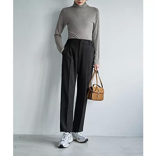 【スタイルデリ/STYLE DELI】のストレッチツイルBASICタックパンツ 人気、トレンドファッション・服の通販 founy(ファニー) 　ファッション　Fashion　レディースファッション　Fashion for Women　パンツ　Pants & Trousers　くるぶし　Ankle-Length　シンプル　Simple, Minimal　ジャケット　Jacket, Outerwear　スニーカー　Sneakers, Trainers　スリット　Slit, Slit Detail　ソックス　Socks, Hosiery　テーパード　Tapered, Tapered Pants　定番　Standard, Basic Item　フェイク　Faux, Fake　フロント　Front, Front Design　ベーシック　Basic, Essential　ポケット　Pocket, Pocket Detail　ループ　Loop, Loop Knit　ワイド　Wide, Wide Fit　冬　Winter / This Winter　other-3|ID: prp329100004800223 ipo3291000000034826748