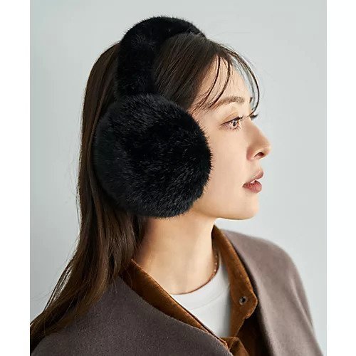 【スタイルデリ/STYLE DELI】の【折りたためる】ファーイヤーマフ インテリア・キッズ・メンズ・レディースファッション・服の通販 founy(ファニー) ファッション Fashion レディースファッション Fashion for Women イエロー Yellow 軽量 Lightweight, Ultra Light 定番 Standard, Basic Item フィット Fit, Slim Fit ブラック|ID: prp329100004800226 ipo3291000000034826772