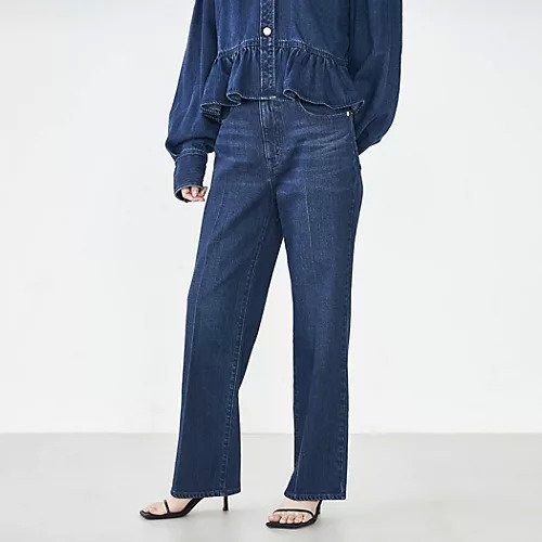 【リエミラー/Rie Miller】の【RM denim】センタープレスデニム インテリア・キッズ・メンズ・レディースファッション・服の通販 founy(ファニー) https://founy.com/ ファッション Fashion レディースファッション Fashion for Women 2026年 2026 おすすめ Recommended / Our Picks ジャケット Jacket, Outerwear センター Center, Center Line デニム Denim, Jeans Material フレア Flare, Flared ポケット Pocket, Pocket Detail |ID: prp329100004800229 ipo3291000000034826778