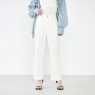 【リエミラー/Rie Miller】の【RM denim】スリットクロップドセンタープレスデニム オフホワイト|ID: prp329100004800231 ipo3291000000034826795