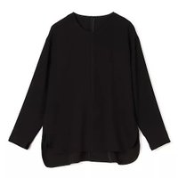【プレインピープル/PLAIN PEOPLE】のバックサテンジョーゼットノーカラーブラウス 人気、トレンドファッション・服の通販 founy(ファニー) ファッション Fashion レディースファッション Fashion for Women トップス・カットソー Cut & Sew Tops シャツ・ブラウス・オフィスカジュアル Elegant Blouses & Button-Ups バッグ Bags おすすめ Recommended / Our Picks ショート Short, Short Length セットアップ Set-Up, Coordinated Outfit セーター Sweater, Knitwear 定番 Standard, Basic Item 長袖 Long Sleeve, Full Sleeve |ID:prp329100004801356