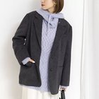 【ノーリーズソフィー/NOLLEY'S sophi】の【WALANCE/ワランス】wool mohair cable boatneck top サックス|ID: prp329100004801369 ipo3291000000034835814