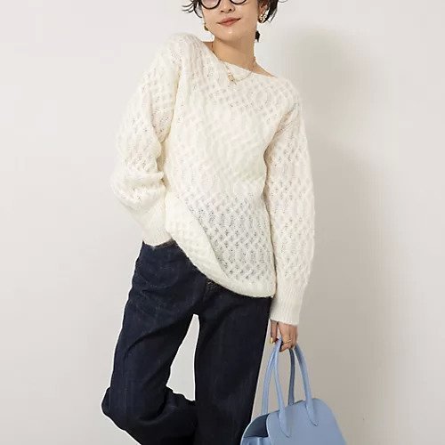 【ノーリーズソフィー/NOLLEY'S sophi】の【WALANCE/ワランス】wool mohair cable boatneck top インテリア・キッズ・メンズ・レディースファッション・服の通販 founy(ファニー) ファッション Fashion レディースファッション Fashion for Women ワンピース Dresses シェイプ Shape, Slim Fit ショルダー Shoulder, Shoulder Strap チュニック Tunic, Long Top ドレス Dress, One-Piece ドロップ Drop Shoulder, Dropped Style バラクラバ Balaclava 2026年 2026 オフホワイト|ID: prp329100004801369 ipo3291000000034835816