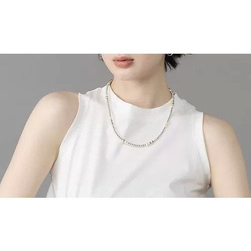【フィリップ オーディベール/PHILIPPE AUDIBERT】のEunice necklace brass silver plated,glass cream pearl インテリア・キッズ・メンズ・レディースファッション・服の通販 founy(ファニー) https://founy.com/ ファッション Fashion レディースファッション Fashion for Women ジュエリー Jewelry ネックレス Necklaces & Pendants 2026年 2026 おすすめ Recommended / Our Picks コレクション Collection, Seasonal Line コンビ Combo, Combination Style シルバー Silver, Metallic Silver ネックレス Necklace, Pendant Necklace パール Pearl, Pearl Accent フランス France, French ブレスレット Bracelet, Wristband |ID: prp329100004801389 ipo3291000000034835989