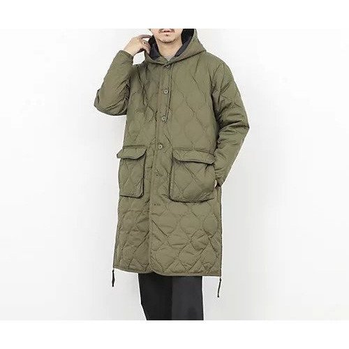【ノーリーズ グッドマン/NOLLEY'S goodman / MEN】の【TAION/タイオン】MILITALY HOOD LONG DOWN JKT 25AW インテリア・キッズ・メンズ・レディースファッション・服の通販 founy(ファニー) https://founy.com/ ファッション Fashion メンズファッション Fashion for Men ウォッシャブル Machine Washable キルト Quilt, Quilted Fabric スリット Slit, Slit Detail ダウン Down, Puffer フロント Front, Front Design ボトム Bottoms, Lower Wear ポケット Pocket, Pocket Detail マフラー Scarf, Muffler ミリタリー Military, Army Style リップ Lip, Lip Motif 2025年 2025 2025-2026秋冬・A/W Autumn/Winter 2025–26 AW25–26 |ID: prp329100004801404 ipo3291000000035106736