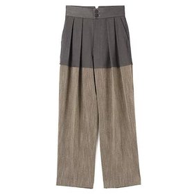 【シンメ/SINME】のバイカラータックパンツ 人気、トレンドファッション・服の通販 founy(ファニー) ファッション Fashion レディースファッション Fashion for Women パンツ Pants & Trousers フェミニン Feminine, Girly マニッシュ Mannish, Boyish ワイド Wide, Wide Fit 無地 Plain, Solid Color |ID:prp329100004805054