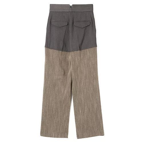 【シンメ/SINME】のバイカラータックパンツ 人気、トレンドファッション・服の通販 founy(ファニー) 　ファッション　Fashion　レディースファッション　Fashion for Women　パンツ　Pants & Trousers　フェミニン　Feminine, Girly　マニッシュ　Mannish, Boyish　ワイド　Wide, Wide Fit　無地　Plain, Solid Color　other-2|ID: prp329100004805054 ipo3291000000034865210