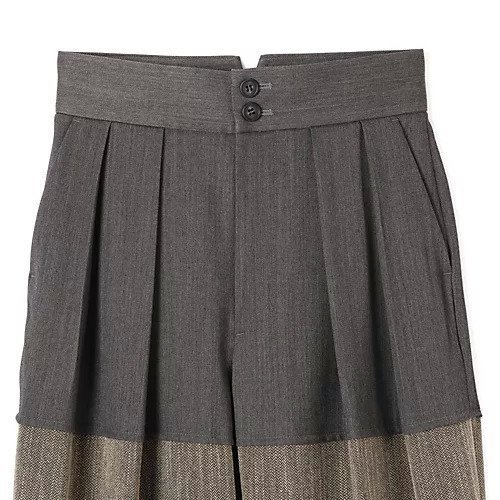 【シンメ/SINME】のバイカラータックパンツ 人気、トレンドファッション・服の通販 founy(ファニー) 　ファッション　Fashion　レディースファッション　Fashion for Women　パンツ　Pants & Trousers　フェミニン　Feminine, Girly　マニッシュ　Mannish, Boyish　ワイド　Wide, Wide Fit　無地　Plain, Solid Color　other-3|ID: prp329100004805054 ipo3291000000034865211