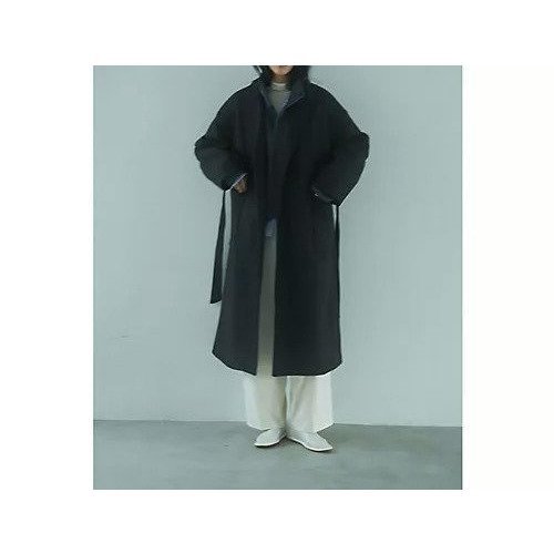 【マージュール/marjour】のWOOL BLEND GOWN COAT インテリア・キッズ・メンズ・レディースファッション・服の通販 founy(ファニー) https://founy.com/ ファッション Fashion レディースファッション Fashion for Women アウター Coat / Outerwear Collection コート・ロングコート・ピーコート Long Coats, Peacoats & More ガウン Gown, Robe スウェット / スエット Sweatshirt, Sweatwear ストレッチ Stretch, Stretchy Fabric デニム Denim, Jeans Material バランス Balance, Style Balance ポケット Pocket, Pocket Detail ロング Long, Long-Length |ID: prp329100004805109 ipo3291000000034866671