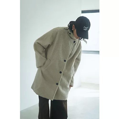 【マージュール/marjour】のBOUCLE STAND COLLAR COAT インテリア・キッズ・メンズ・レディースファッション・服の通販 founy(ファニー) https://founy.com/ ファッション Fashion レディースファッション Fashion for Women アウター Coat / Outerwear Collection コート・ロングコート・ピーコート Long Coats, Peacoats & More スタンド Stand Collar, Upright Stand ストレッチ Stretch, Stretchy Fabric バランス Balance, Style Balance ポケット Pocket, Pocket Detail ワイド Wide, Wide Fit |ID: prp329100004805110 ipo3291000000034866677