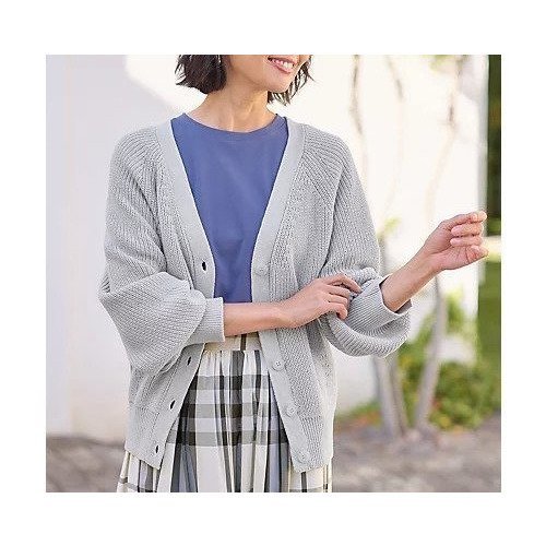 【エニー/ANY】のコットンVネックカーディガン 人気、トレンドファッション・服の通販 founy(ファニー) ファッション Fashion レディースファッション Fashion for Women トップス・カットソー Cut & Sew Tops カーディガン・羽織り Layered Style Cardigans Vネックトップス V-Neck Tops / V-Cut Neckline Shirts インナー Innerwear カーディガン Cardigan, Knitwear スリーブ Sleeve, Long Sleeve / Short Sleeve 畦 Ribbed Knit other-3|ID: prp329100004806077 ipo3291000000036052359