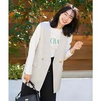 【エニー/ANY】のツィードライクブッチャージレ 人気、トレンドファッション・服の通販 founy(ファニー) ファッション Fashion レディースファッション Fashion for Women アウター Coat / Outerwear Collection トップス・カットソー Cut & Sew Tops ベスト&ジレ / 重ね着スタイル Vests & Gilets おすすめ Recommended / Our Picks クラシカル Classical, Vintage-Inspired ツイード Twill, Twill Weave トレンド Trend, Trending Now フロント Front, Front Design ポケット Pocket, Pocket Detail エレガント 上品 Elegant 人気 Popular, Best Seller |ID:prp329100004806087