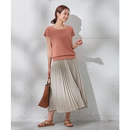 【エニー/ANY】の【ウエストゴム】リネンライクエアーヴィンテージ プリーツスカート インテリア・キッズ・メンズ・レディースファッション・服の通販 founy(ファニー) ファッション Fashion レディースファッション Fashion for Women スカート Skirts プリーツスカート / 上品フェミニンスタイル Pleated Skirts セットアップ Set-Up, Coordinated Outfit フレア Flare, Flared プリーツ Pleats, Pleated リネン Linen, Linen Fabric サンドベージュ|ID: prp329100004806092 ipo3291000000034875056