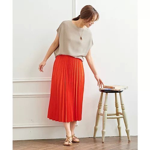 【エニー/ANY】の【ウエストゴム】リネンライクエアーヴィンテージ プリーツスカート 人気、トレンドファッション・服の通販 founy(ファニー) ファッション Fashion レディースファッション Fashion for Women スカート Skirts プリーツスカート / 上品フェミニンスタイル Pleated Skirts セットアップ Set-Up, Coordinated Outfit フレア Flare, Flared プリーツ Pleats, Pleated リネン Linen, Linen Fabric other-2|ID: prp329100004806092 ipo3291000000034875062