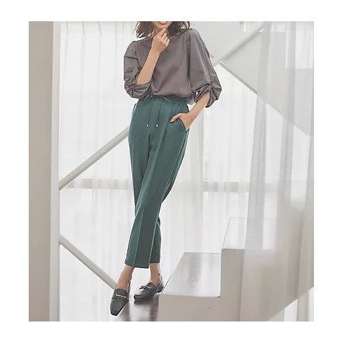 【エニー/ANY】の【セットアップ対応/ウエストゴム】イージィケア美脚テーパードパンツ 人気、トレンドファッション・服の通販 founy(ファニー) ファッション Fashion レディースファッション Fashion for Women セットアップ Matching Sets レディースパンツ・ボトムス Pants & Trousers / Bottoms セットアップ Set-Up, Coordinated Outfit センター Center, Center Line フラット Flat, Flat Shoes ワイド Wide, Wide Fit ビジネス 仕事 通勤 Business / Work / Commuting other-1|ID: prp329100004806116 ipo3291000000034875276