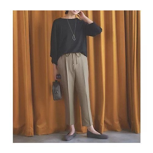 【エニー/ANY】の【セットアップ対応/ウエストゴム】イージィケア美脚テーパードパンツ インテリア・キッズ・メンズ・レディースファッション・服の通販 founy(ファニー) ファッション Fashion レディースファッション Fashion for Women セットアップ Matching Sets レディースパンツ・ボトムス Pants & Trousers / Bottoms セットアップ Set-Up, Coordinated Outfit センター Center, Center Line フラット Flat, Flat Shoes ワイド Wide, Wide Fit ビジネス 仕事 通勤 Business / Work / Commuting ライトモカ|ID: prp329100004806116 ipo3291000000034875284