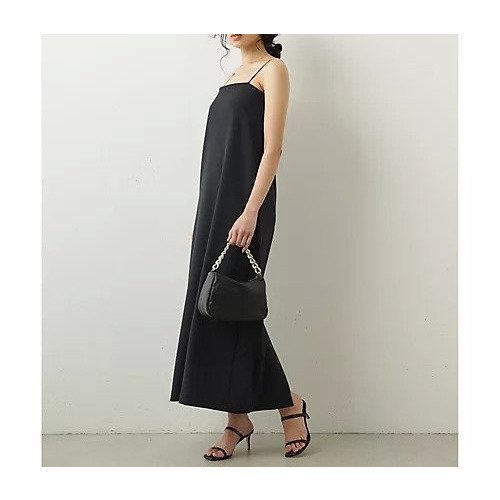 【ウィムガゼット/Whim Gazette】のキャミワンピース インテリア・キッズ・メンズ・レディースファッション・服の通販 founy(ファニー) ファッション Fashion レディースファッション Fashion for Women ワンピース Dresses キャミソールワンピース Camisole Dresses エレガント 上品 Elegant カットソー Cut and Sewn Top キャミソール Camisole, Spaghetti Strap Top キャミワンピース Cami Dress, Slip Dress ジャケット Jacket, Outerwear スクエア Square, Square Shape ストレッチ Stretch, Stretchy Fabric スリット Slit, Slit Detail 定番 Standard, Basic Item モダン Modern, Contemporary ラップ Wrap, Wrap Design おすすめ Recommended / Our Picks ブラック|ID: prp329100004806126 ipo3291000000034875381